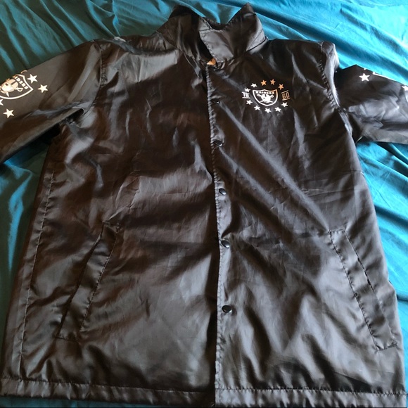 raiders rain jacket